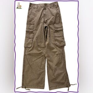 Michael Kors Collection-Brown Cargo Pants-Designer Sample
